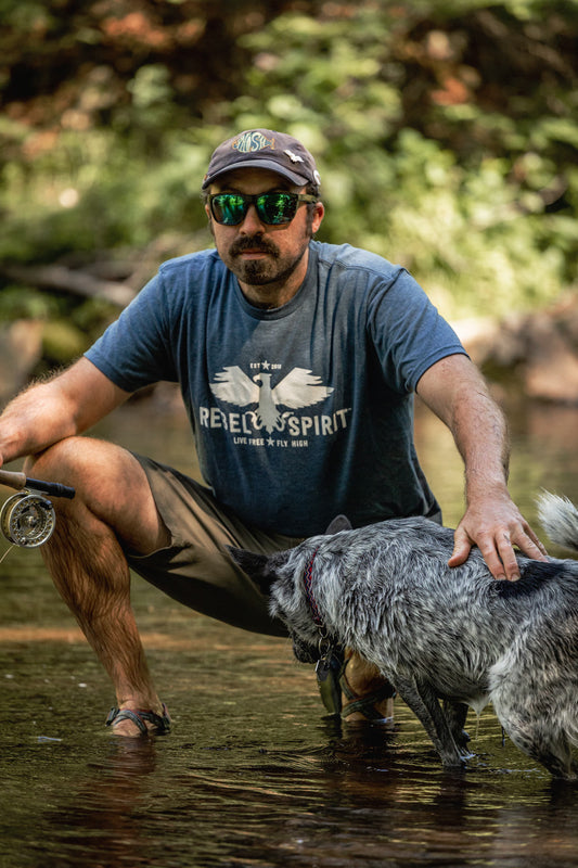 Rebel Spirit T-Shirt - Indigo Green
