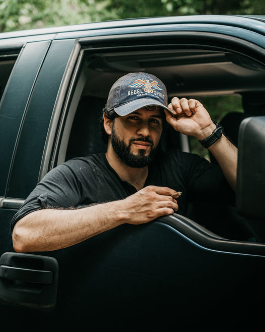 Adjustable Baseball Hat - Blue
