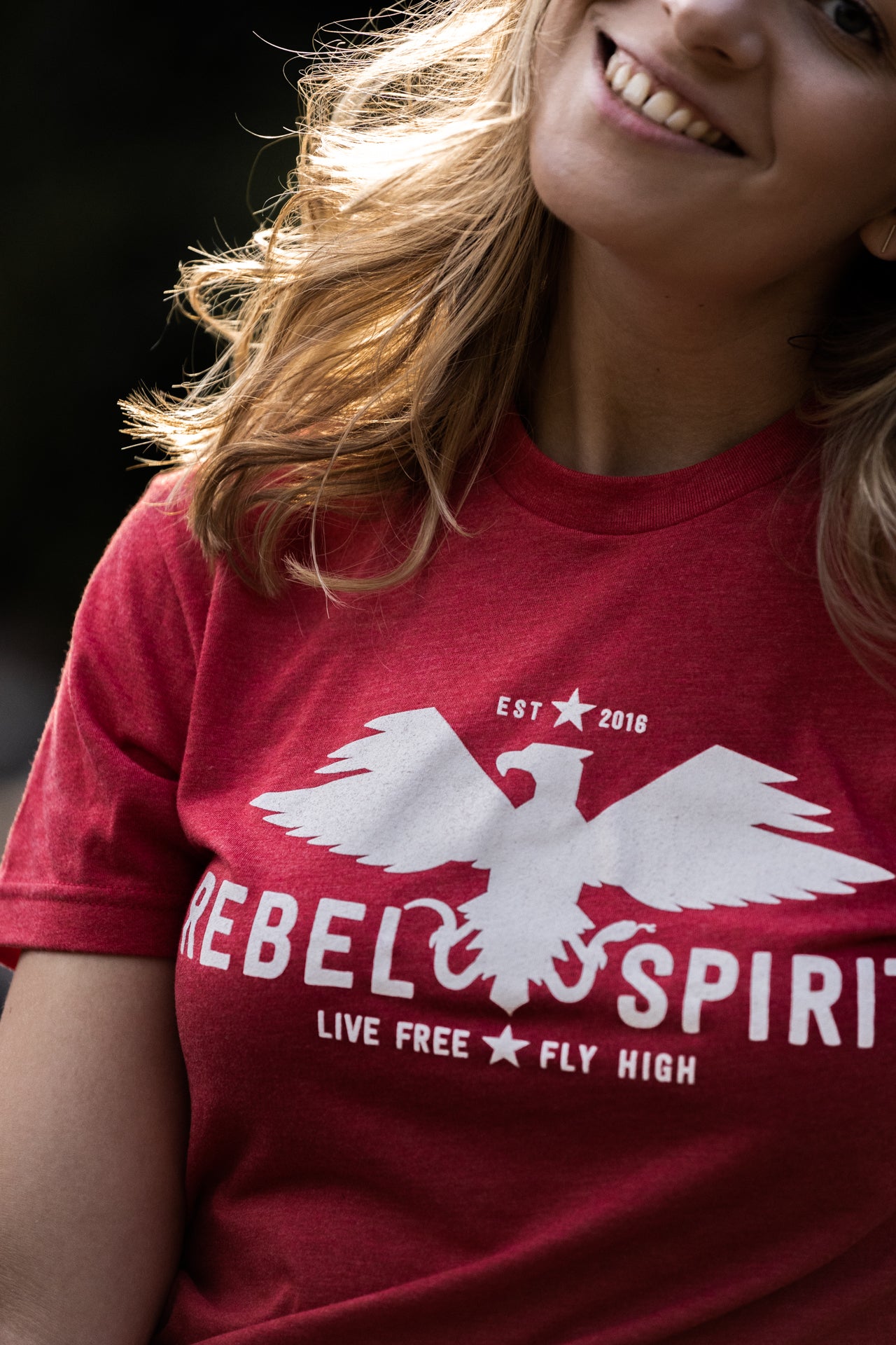 Rebel Spirit T-Shirt - Vintage Red