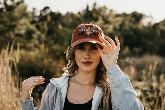 Adjustable Baseball Hat - Red