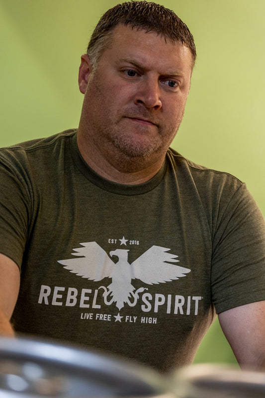Rebel Spirit T-Shirt - Military Green